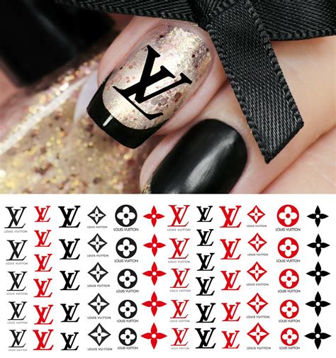 louis vuitton nails|Louis Vuitton nail decal.